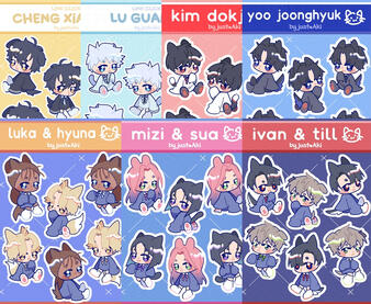 ALNST, Link Click, ORV Assorted Sticker Sheets