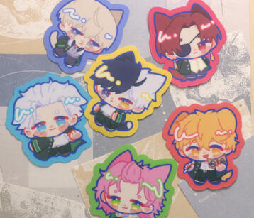 Wind Breaker diecut stickers