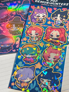 Kpop Demon Hunters stickers