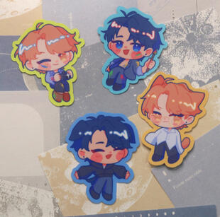 Sketch diecut stickers