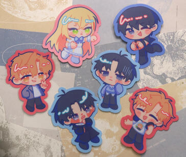 Netkama Punch diecut stickers